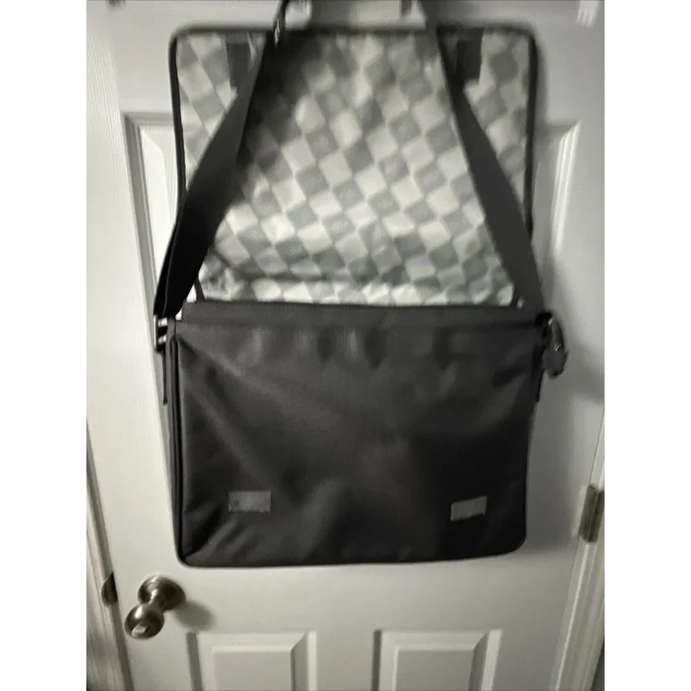 The Sharper Image Laptop Computer Briefcase Travel Shoulder Bag Gray GR26